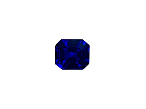 Sapphire 10.37x9.1mm Emerald Cut 5.92ct
