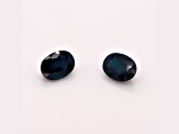 Sapphire 8x6mm Oval Matched Pair 3.68ctw