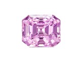 Pink Sapphire Loose Gemstone Unheated 6.35x5.35mm Emerald Cut 1.46ct