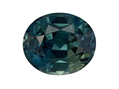 Teal Sapphire 10.5x8mm Oval 4.03ct