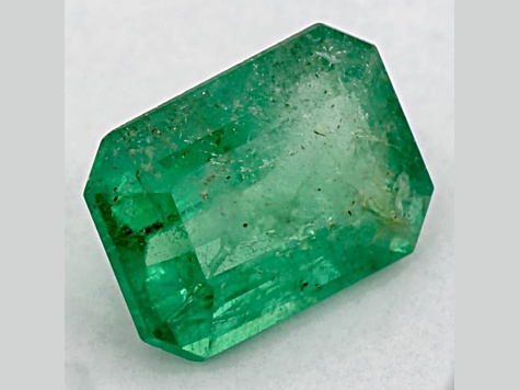 Zambian Emerald 9.66x6.96mm Emerald Cut 2.41ct