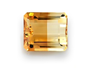 Bi-Color Citrine 14x12mm Emerald Cut 9.14ct