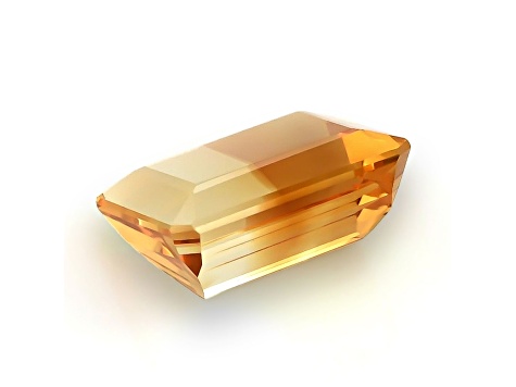 Bi-Color Citrine 14x12mm Emerald Cut 9.14ct