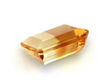 Bi-Color Citrine 14x12mm Emerald Cut 9.14ct