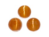 Opal Cat's Eye 6mm Round Set of 3 2.45ctw
