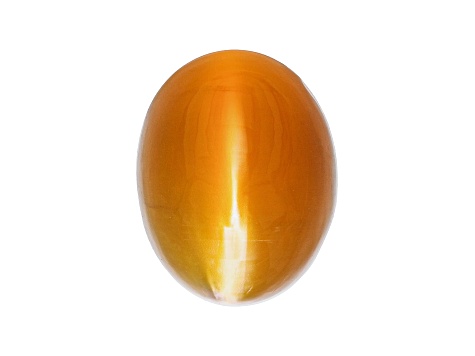 Fire Opal Cat's Eye 8x6mm Oval 1.30ct