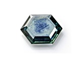 Montana Sapphire Loose Gemstone 8.04x6.15mm Hexagon Portrait Cut 0.85ct