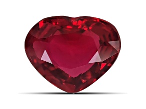 Ruby 7.0x5.6mm Heart Shape 0.98ct