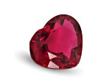 Ruby 7.0x5.6mm Heart Shape 0.98ct