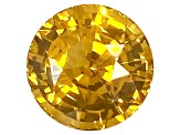 Yellow Sapphire Loose Gemstone 7.9mm Round 2.75ct