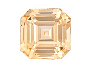 Peach Sapphire Loose Gemstone 5.6mm Emerald Cut 1.20ct
