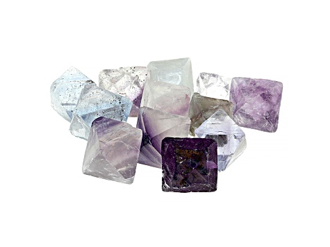 Fluorite Octahedron Under 1/2 Inch 12pcs