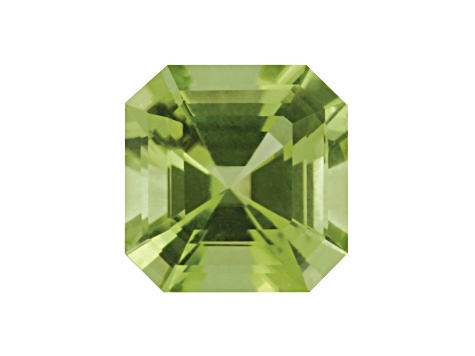 Peridot 6mm Asscher Cut 1.14ct