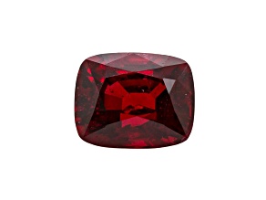 Red Spinel 7.5x6.0mm Cushion 1.76ct