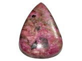 Pink Chalcedony 35.25x22.53mm Pear Shape Cabochon 40.10ct