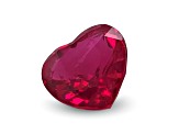 Thai Ruby 5mm Heart Shape 0.55ct