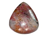 Pink Chalcedony 35.94x28.69mm Pear Shape Cabochon 46.20ct