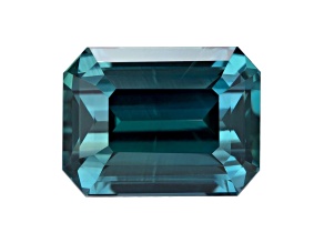 Teal Sapphire 11x7.46mm Emerald Cut 5.09ct