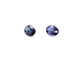 Garnet Color Change 5.5x4.0mm Oval Matched Pair 1.06ctw
