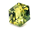 Greenish Yellow Sapphire Unheated 9.95x8.80mm Hexagon 3.77ct
