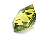 Greenish Yellow Sapphire Unheated 9.95x8.80mm Hexagon 3.77ct