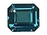 Green Sapphire Loose Gemstone 9.9x8.8mm Emerald Cut 5.03ct