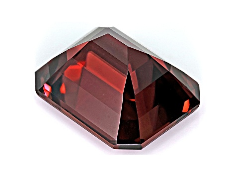 Red Zircon 11x9mm Emerald Cut 7.00ct