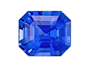 Sapphire Loose Gemstone 11.01x9.61mm Emerald Cut 7.04ct