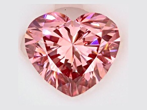 1.54ct Vivid Pink Heart Shape Lab-Grown Diamond VS1 Clarity IGI Certified