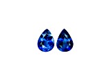 Sapphire 11.7x8.4mm Pear Shape Matched Pair 10ctw