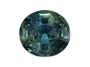 Teal Sapphire 8.8x7mm Oval 2.10ct