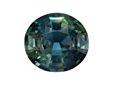 Teal Sapphire 8.8x7mm Oval 2.10ct