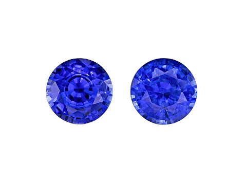 Sapphire 4.3mm Round Matched Pair 0.78ctw