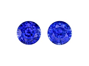 Sapphire 4.3mm Round Matched Pair 0.78ctw