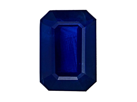 Kanchanaburi Sapphire Loose Gemstone 6.1x4.1mm Emerald Cut 0.98ct