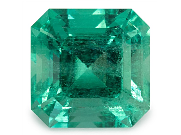 Panjshir Valley Emerald 9.4mm Square Emerald Cut 4.15ct