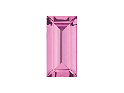 Pink Sapphire 5x2.5mm Baguette 0.30ct