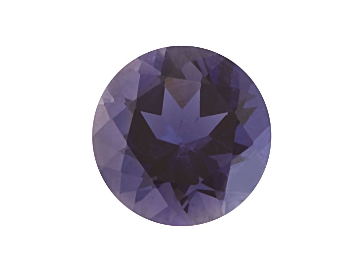 Iolite 6mm Round 0.75ct