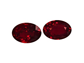 Ruby Unheated 7x5mm Oval Matched Pair 2.23ctw