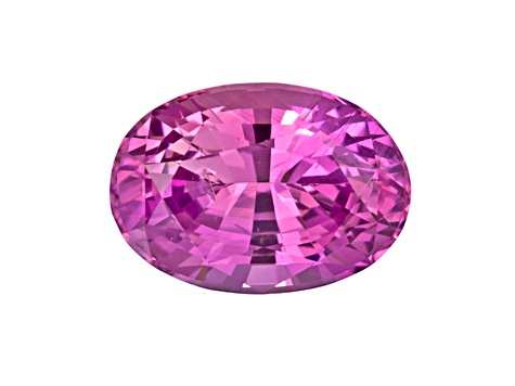 Pink Sapphire Loose Gemstone 7.1x5mm Oval 1.08ct