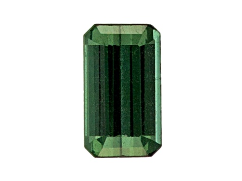 Bluish Green Tourmaline 5.2x3mm Emerald Cut 0.31ct