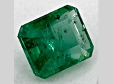 Zambian Emerald 7.45x6.31mm Emerald Cut 1.56ct