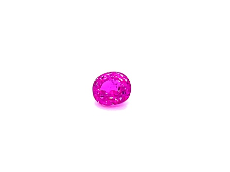Pink Sapphire Loose Gemstone 7.3x6.8mm Oval 2.03ct