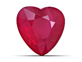 Burmese Ruby 6mm Heart Shape 0.95ct