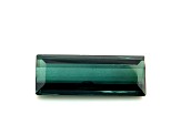 Blue-Green Tourmaline 19.6x7.1mm Emerald Cut 7.20ct