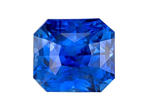 Sapphire Loose Gemstone 6.4x5.7mm Radiant Cut 1.55ct