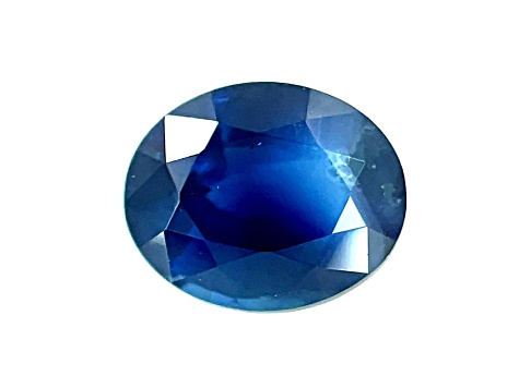 Sapphire Loose Gemstone Unheated 5.5x4.5mm Oval 0.66ct