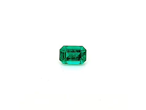 Afghan Emerald 6x4.10mm Emerald Cut 0.66ct