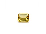 Canary Apatite 12x10mm Emerald Cut 5.93ct
