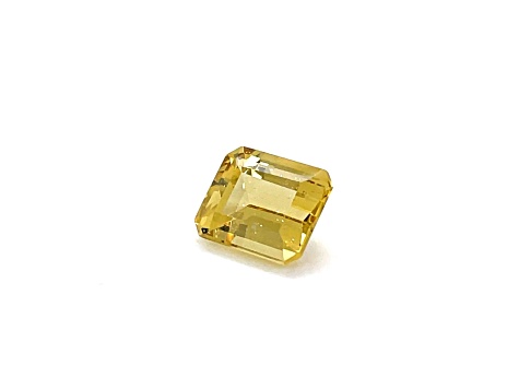 Canary Apatite 12x10mm Emerald Cut 5.93ct